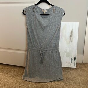 Michael Kors Sleeveless Zip T-Shirt Dress